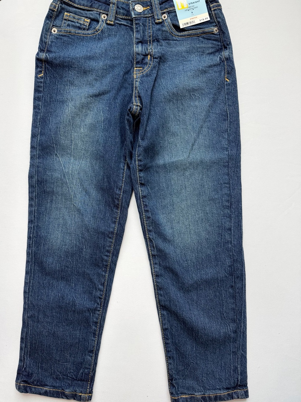 Cat & Jack Boys Medium Blue Straight Jeans
